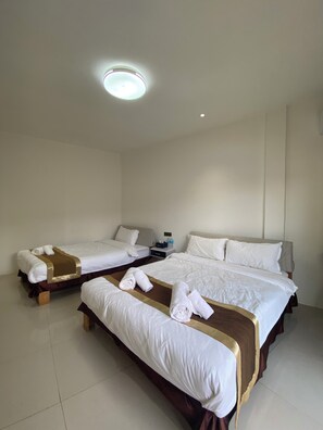Family Room | Premium bedding, pillowtop beds, laptop workspace, rollaway beds - Green Mango Resort (Panglao)
