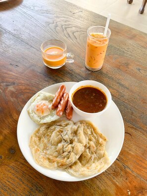 Spiseområde på rommet