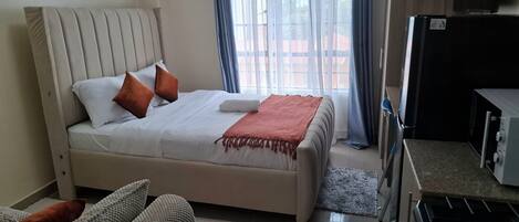 1 soveværelse, skrivebord, strygejern/strygebræt, gratis Wi-Fi