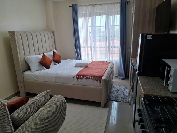 1 bedroom, desk, iron/ironing board, free WiFi