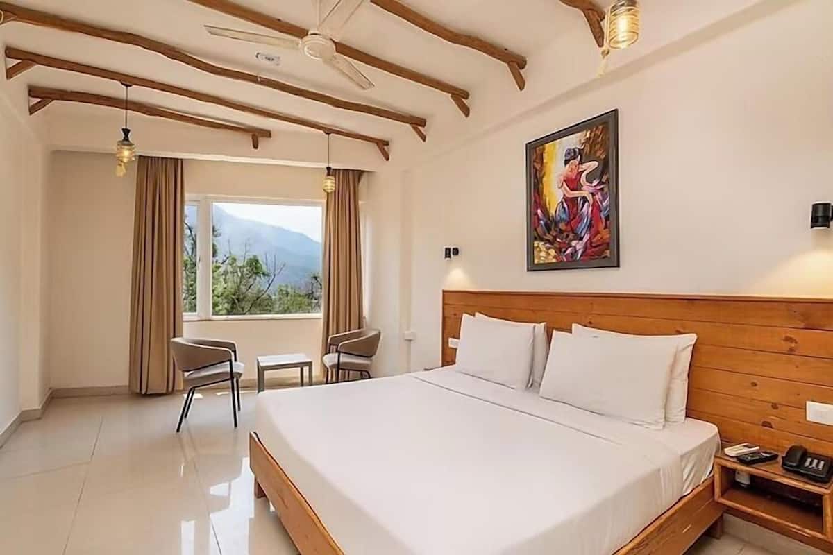 Kamar Double Deluks, pemandangan gunung | Meja kerja, Wi-Fi gratis, dan seprai linen