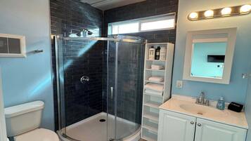Shower, towels