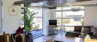 Luxurious Wellness Cube With a Sauna and sun sh