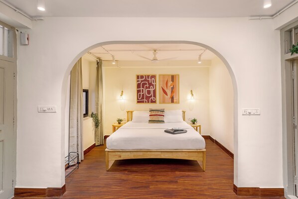 1 bedroom, iron/ironing board, WiFi, bed sheets - 48B 1BHK Bandra W by The Bombay Home Company (Mumbai)