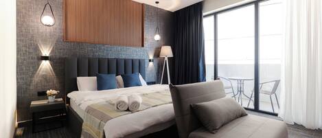 1 dormitori i caixa forta a l'habitació