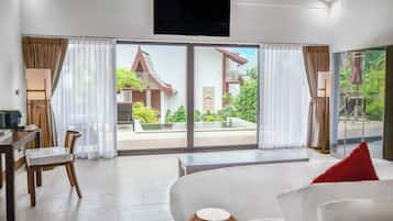 Two Bedroom Garden Pool Villa | Premium bedding, Select Comfort beds, minibar, in-room safe