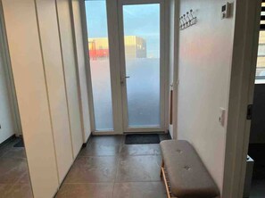 Apartment, 2 Bedrooms, Accessible, Ocean View | Property entrance - Cozy Ocean View Apartment in Hoyvík, Faroe Islands (Hoyvík)