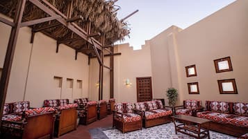 Sitteområde i lobbyen