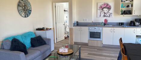 Fernseher, Kamin, DVD-Player