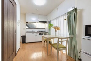 Comfort Room, Non Smoking (101) | Living area | 20-cm TV with cable channels - 6 Minutes to Shinjuku Station by Train, Max 4 People (Tokyo)