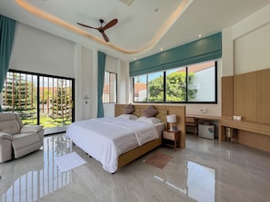 Villa Deluxe, patio, vue jardin