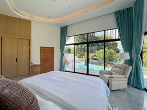 Vila Deluks, patio, pemandangan kebun | 4 kamar tidur dan Wi-Fi gratis