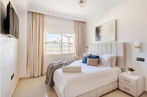 3 bedrooms, iron/ironing board, travel cot, WiFi