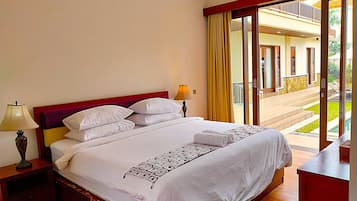 Ropa de cama de alta calidad, wifi gratis y ropa de cama