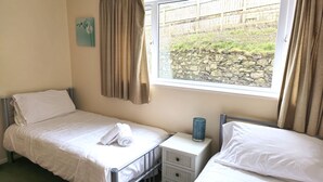 2 間睡房、熨斗/熨衫板、Wi-Fi、床單