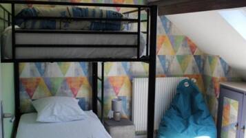 2 habitaciones y ropa de cama
