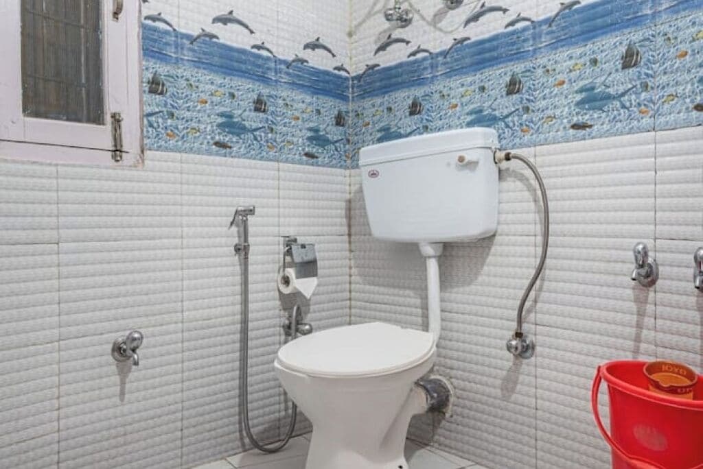 Ducha, bidé, toallas y jabón