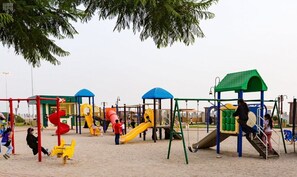 Children's play area - outdoor - Al Qasr Hotel Suites - Al Wadiin (Ahad Rafidah)