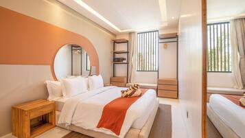 6 bedrooms, iron/ironing board, free WiFi, bed sheets