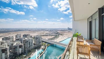 Leilighet, byutsikt | Balkong