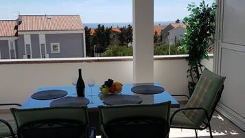Appartement (One-Bedroom Sea View Apartment) | Terras