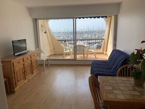 TV - 2-room apartment with pool for 4 people (Port Camargue)