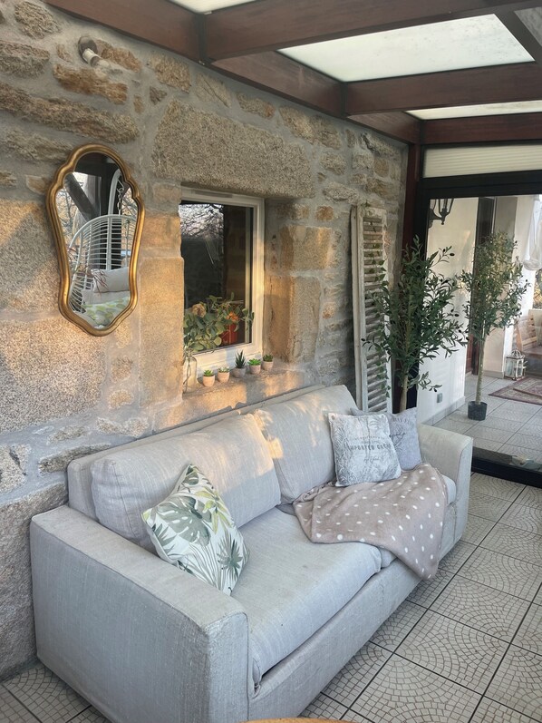 Terrace/patio - Charming house in a green setting - 10min from the center of Vannes (SAINT AVÉ)