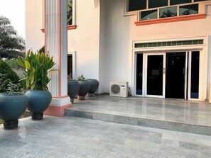 Majoituspaikan julkisivu