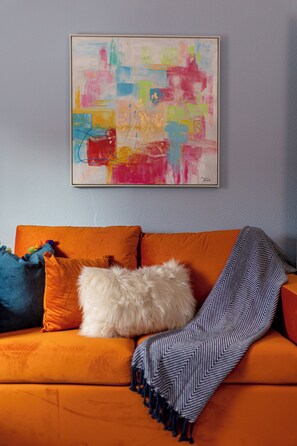 Living area - Botanical House Bloom Suite - One Bedroom Apartment -  Sleeps 4 (Blackpool)