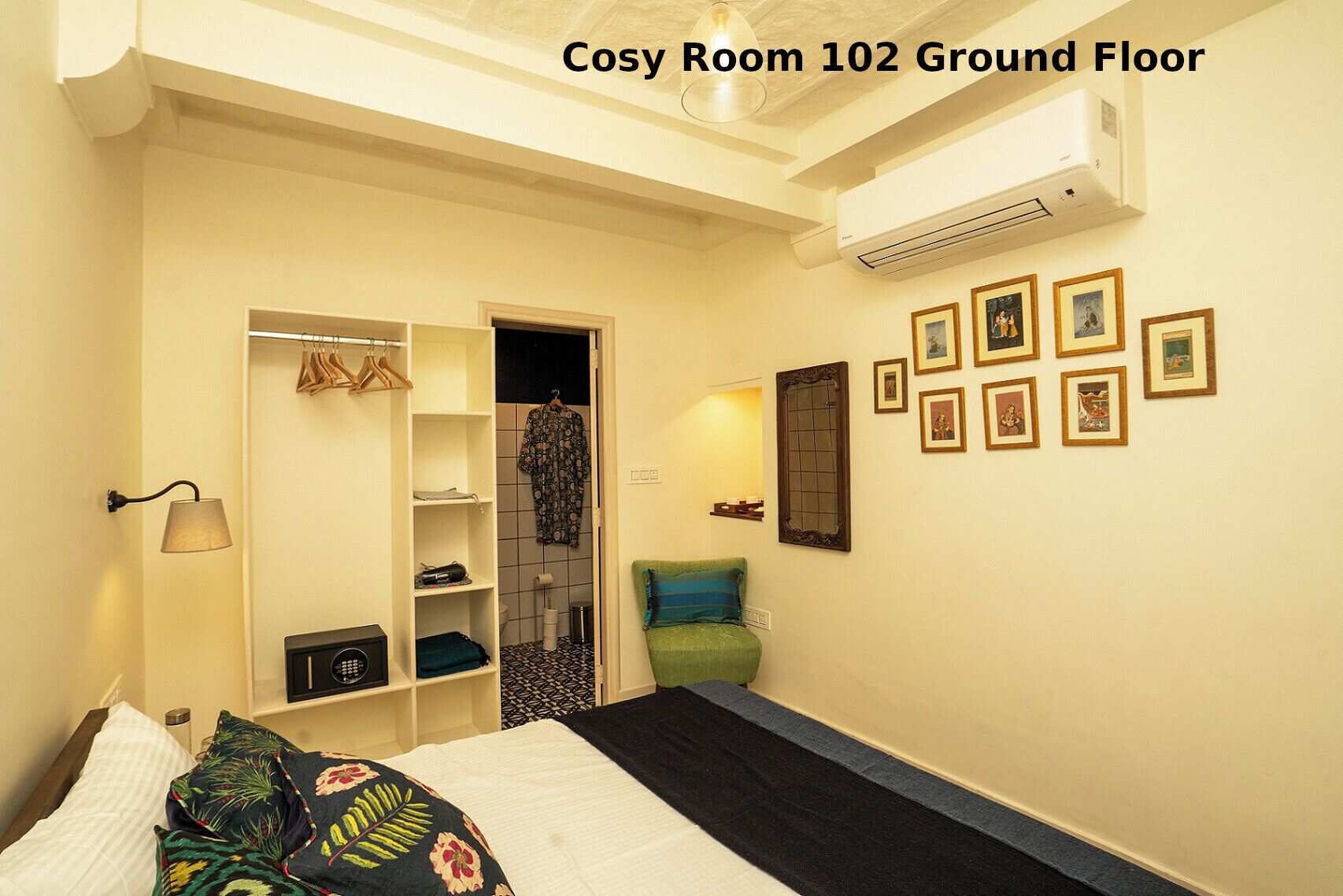 Memory foam beds, in-room safe, individually decorated