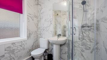 Shower, hair dryer