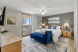 2 bedrooms, iron/ironing board, free WiFi, bed sheets - Kingston Brighton 107 Renovated ocean view 1st fl (Myrtle Beach)