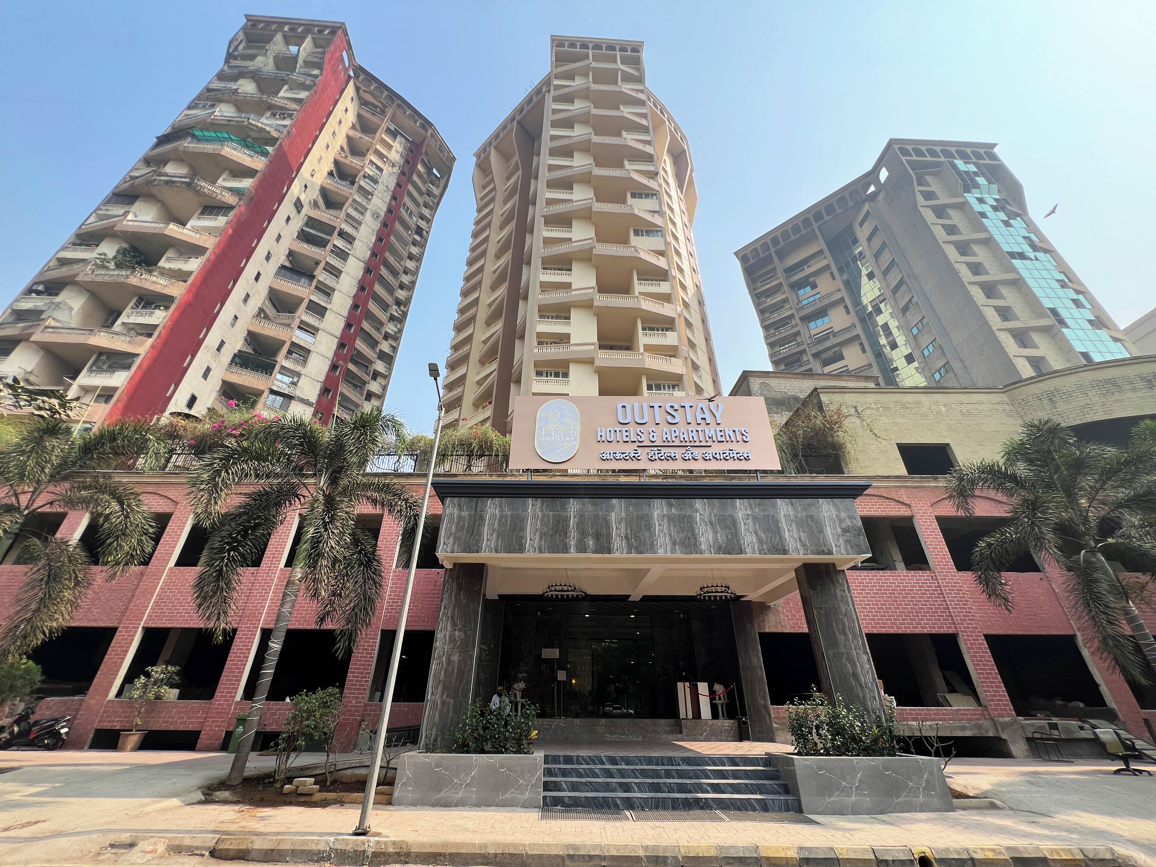 Overnatningsstedets facade