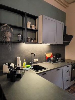 Studio, 1 Bedroom, Smoking, Patio | Interior - New Studio-style Holiday Apartment in the Historic old Town of Quedlinburg (Quedlinburg)