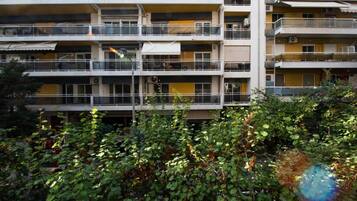 Deluxe Apartment, City View | Balcony view