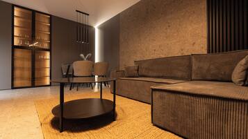 公寓, 1 間臥室, 露台 | 客廳 | 平面電視