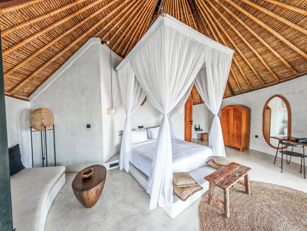 Villa, 2 Bedrooms, Private Pool, Ocean View | In-room safe, iron/ironing board, free WiFi, bed sheets