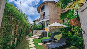 Vila, 2 quartos, piscina particular, vista para o oceano | Vista para o pátio