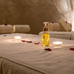 Steam room, body treatments, hot stone massages, deep-tissue massages