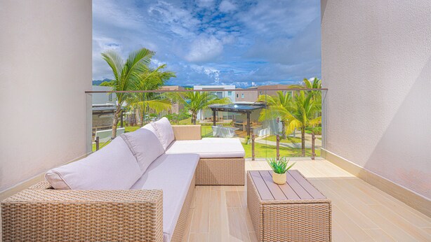 Pemandangan balkon