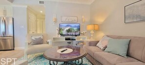 Appart'hôtel, plusieurs lits, balcon, vue jardin (Coronado 302) | Coin séjour