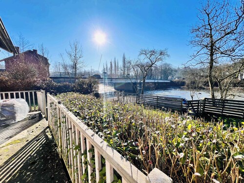 Riverside Cabin Surrounded by Nature for Two