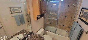 Condo, Multiple Beds, Kitchen (Island Time #4) | Bathroom | Towels - Island Time #4 (South Padre Island)