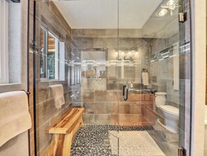 Shower, towels