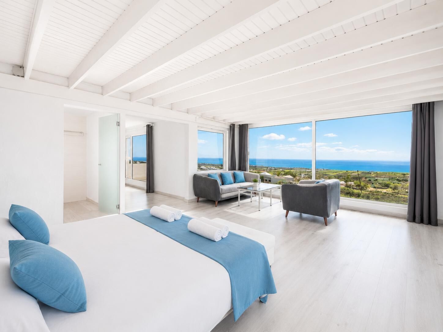 5 dormitorios, tabla de planchar con plancha, wifi y ropa de cama