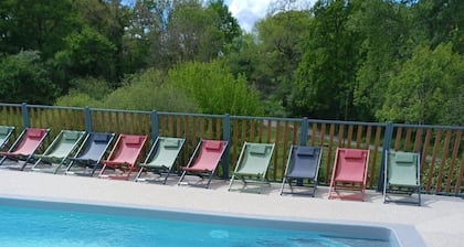 ZEcamping 3* animé piscine chauffée chiens acceptés locatif BBQ 35m2