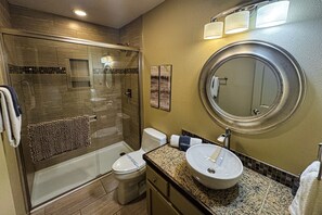 Hair dryer, towels