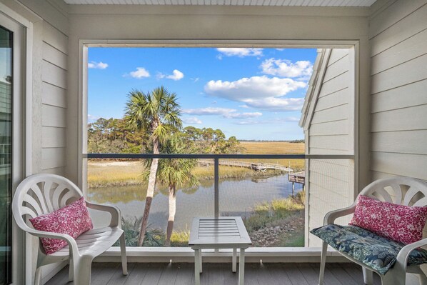 Property grounds - Marsh Views, Pet Friendly, On the Canal  - 168 Beach Club Villa (Fripp Island)