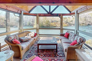 Interior - Soquilla Lakefront Home: Private Dock w/ Kayaks, Stunning Views, Dog Friendly (Sapphire)