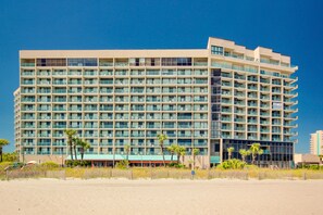 Exterior - Oceanview condo with pool, hot tub, private balcony, & snowbird friendly (Myrtle Beach)